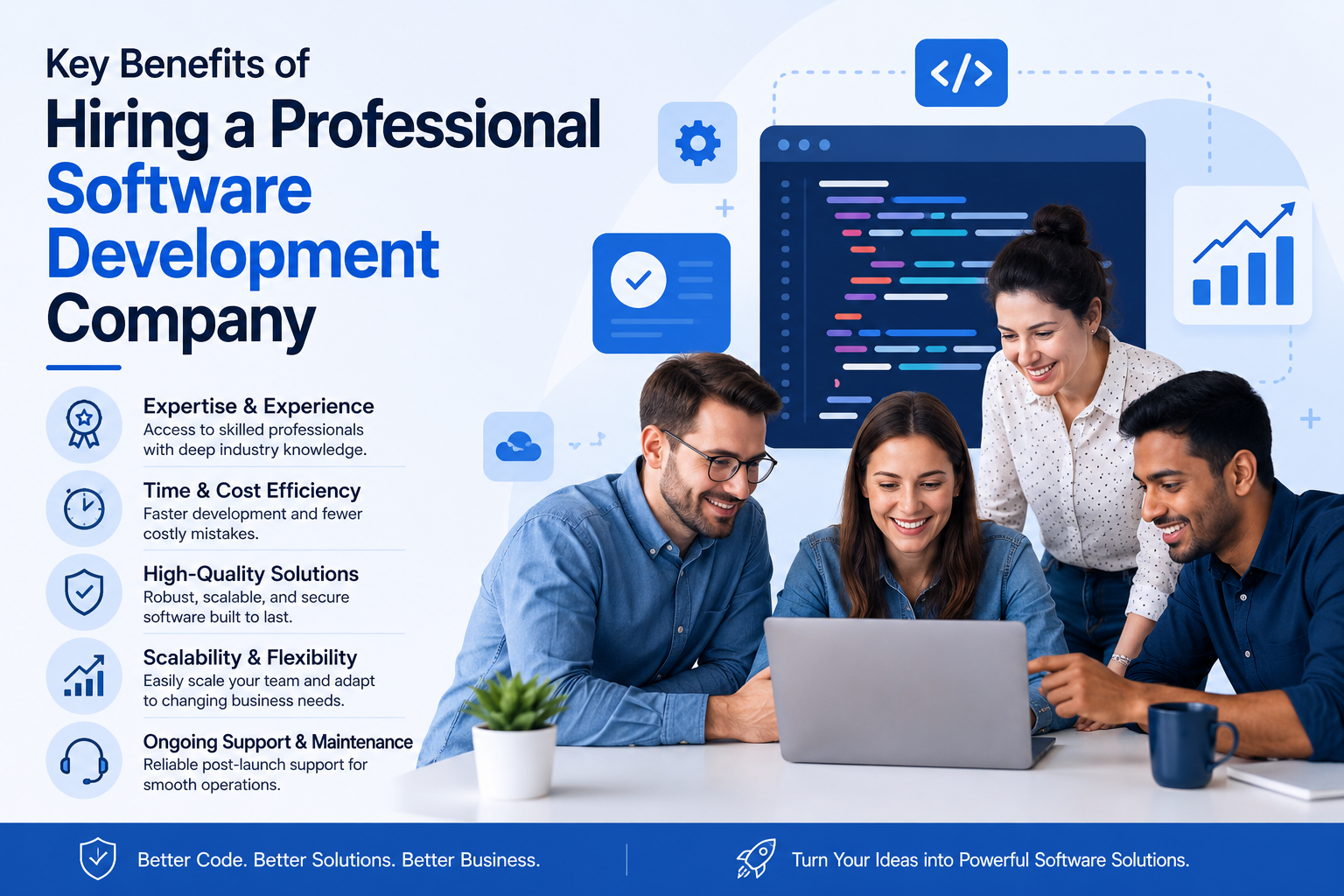 Key Benefits of Hiring a Professional Software Development Company