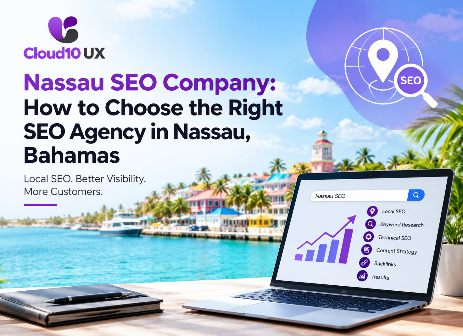 Nassau SEO company helping businesses improve local search visibility in Bahamas